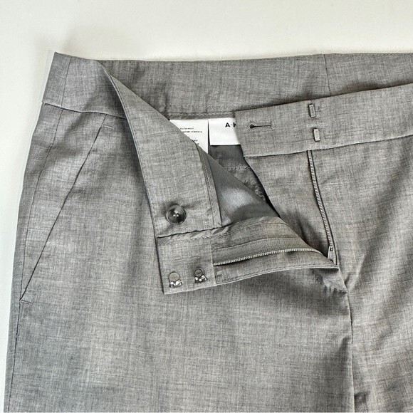 Akris Punto Lightweight Wool Grey Trouser Pants 8 - Picture 4 of 9